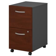 Bush Business Furniture Series C 2 Drawer Mobile File Cabinet in Hansen Cherry - Assembled