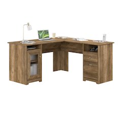 Cabot 60W L Shaped Computer Desk with Storage