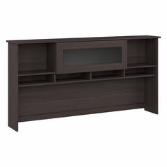 Bush Furniture Cabot 72W Desk Hutch, Heather Gray