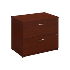Bush Business Furniture Series C Lateral File Cabinet, Mahogany