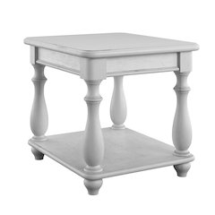 Wallce & Bay Mariano Oyster Shell Square End Table