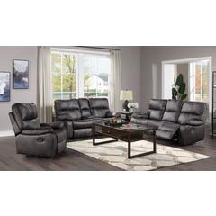 Wallace & Bay Hooper Swivel Gliding Recliner, Dark Graphite