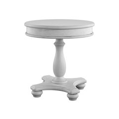 Wallce & Bay Mariano Oyster Shell Round End Table