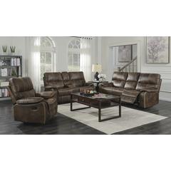 Wallace & Bay Hooper Swivel Gliding Recliner, Chocolate Brown