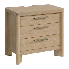 Wallce & Bay Clove Sand Dune 3-Drawer Nightstand