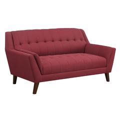 Wallace & Bay Browning Loveseat, Brick Red