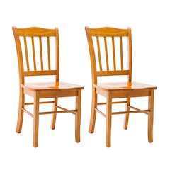 Shaker Dining Chairs, Set of 2 - Oak