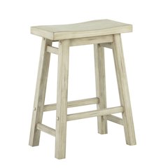 Sonoma Backless Saddle Counter Stool - Sawgrass Finish