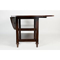 HARBOR COTTAGE DROP-LEAF DINING TABLE - CAPPUCCINO, Cappuccino