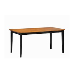 Shaker Table, Black/Oak
