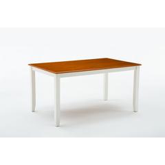 Bloomington Dining Table - Cream/Honey Oak