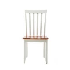 Bloomington Dining Chairs, Set of 2 - Cream/Honey Oak