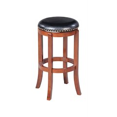 Cordova Swivel Bakckless Bar Stool - Cherry