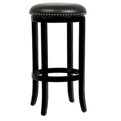 Cordova Swivel Bakckless Bar Stool - Black