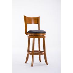 Palmetto Swivel Bar Stool  - Fruitwood