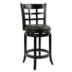 Kyoto Swivel Counter Stool - Black
