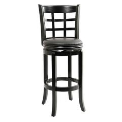 Kyoto Swivel Bar Stool - Black