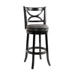 Florence Swivel Bar Stool - Black Sandthru Finish