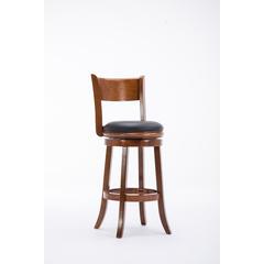Palmetto Swivel Bar Stool  - Walnut