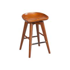 Bali Backless Swivel Counter Stool - Walnut