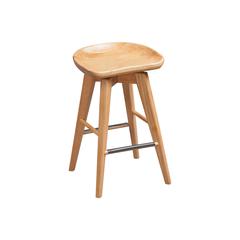 Bali Backless Swivel Counter Stool - Natural