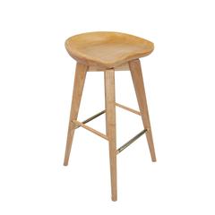 Bali Backless Swivel Bar Stool - Natural