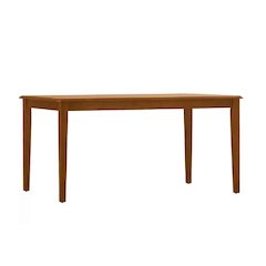 Shaker Rectangular Wood Dining Table - Walnut