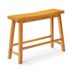 Sonoma Backless Bench - Honey Oak