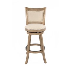 Melrose Swivel Bar Stool - Driftwood Wire-Brush
