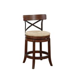 Myrtle Swivel Counter Stool - Mahogany