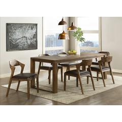 Rasmus 7 Piece Dining Set, 2 Arm Chairs, 4 Side Chairs