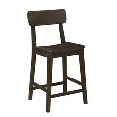 Torino 24" Wood Counter Stool - Carbonite Finish