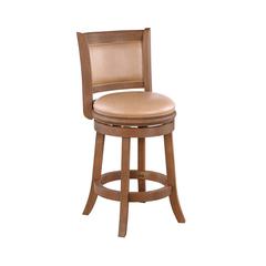 Augusta 26" Swivel Counter Stool - Chestnut Wire-Brush