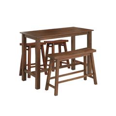 Sonoma 4pc Pub Set - Chestnut Wire-Brush Finish