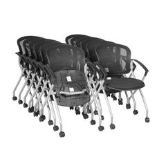 Cadence Nesting Chair (12 pack)- Black