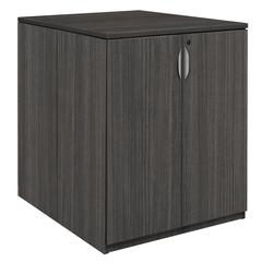 Legacy Stand Up Back to Back Storage Cabinet/ Desk- Ash Grey