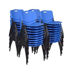 'M' Stack Chair (40 pack)- Blue