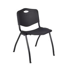 'M' Stack Chair- Black