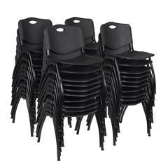 'M' Stack Chair (40 pack)- Black
