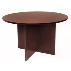 Legacy 42" Round Conference Table- Mahogany