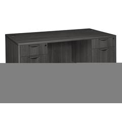 Legacy 60" Double Pedestal Desk- Ash Grey