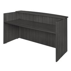 Legacy Reception Desk Shell- Ash Grey