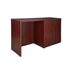 Legacy Stand Up Side to Side Storage Cabinet/ Desk- Mahogany