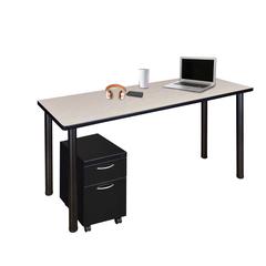 Regency Kee 48 x 24 in. Mobile Desk with Storage