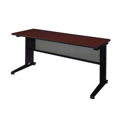 72 x 24 in. Seminar Training Table- Mahogany