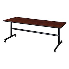 72 x 30 in. Flip-Top Training Nesting Table- Cherry
