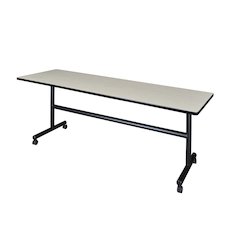 84 x 24 in. Flip-Top Training Nesting Table- Maple