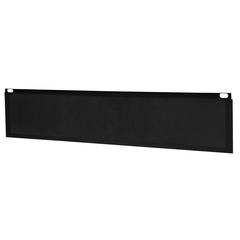 Fusion Modesty Panel for 84" Desk- Black