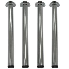 Kee Post Table Legs (Set of 4)- Chrome