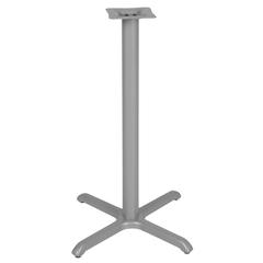 Via Cafe High X-Base for 36" Table Tops- Grey